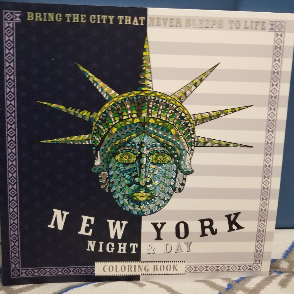 New York: Night & Day Coloring Book